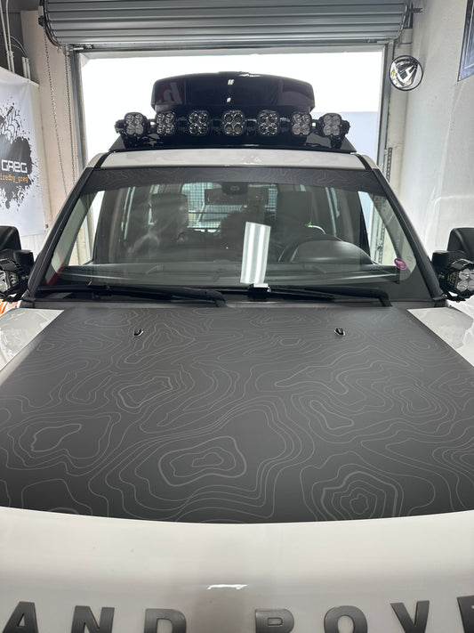 Land Rover Discovery LR4 Hood Stamp